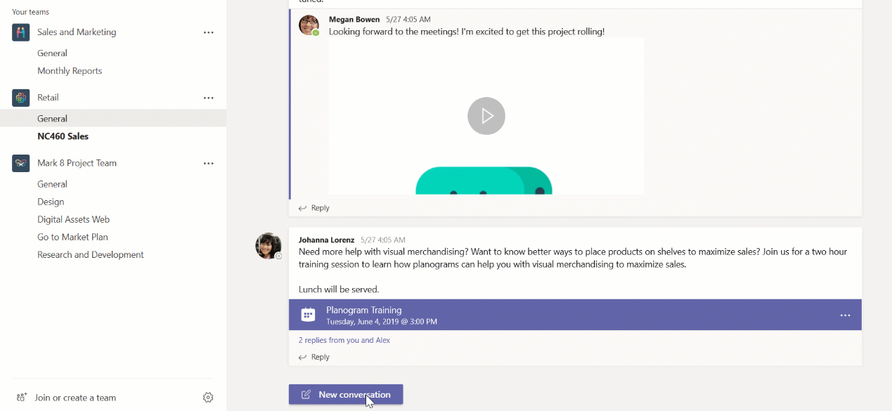 Microsoft Teams in Action gif