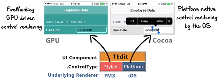 FMX Platform controls