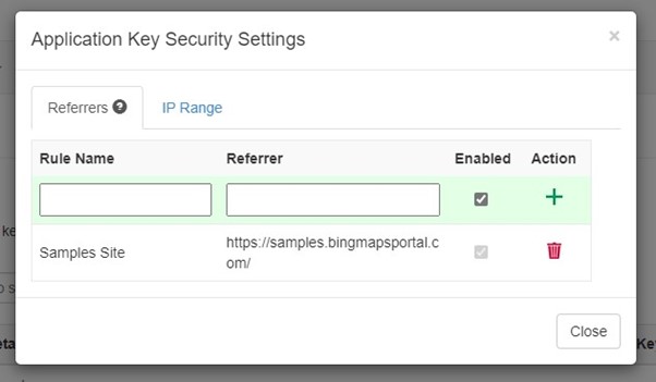 bing-maps-key-settings