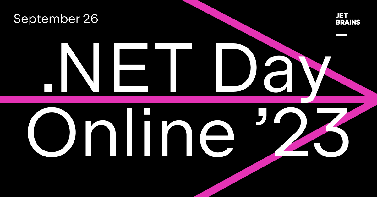 JetBrains .NET Day Online 2023