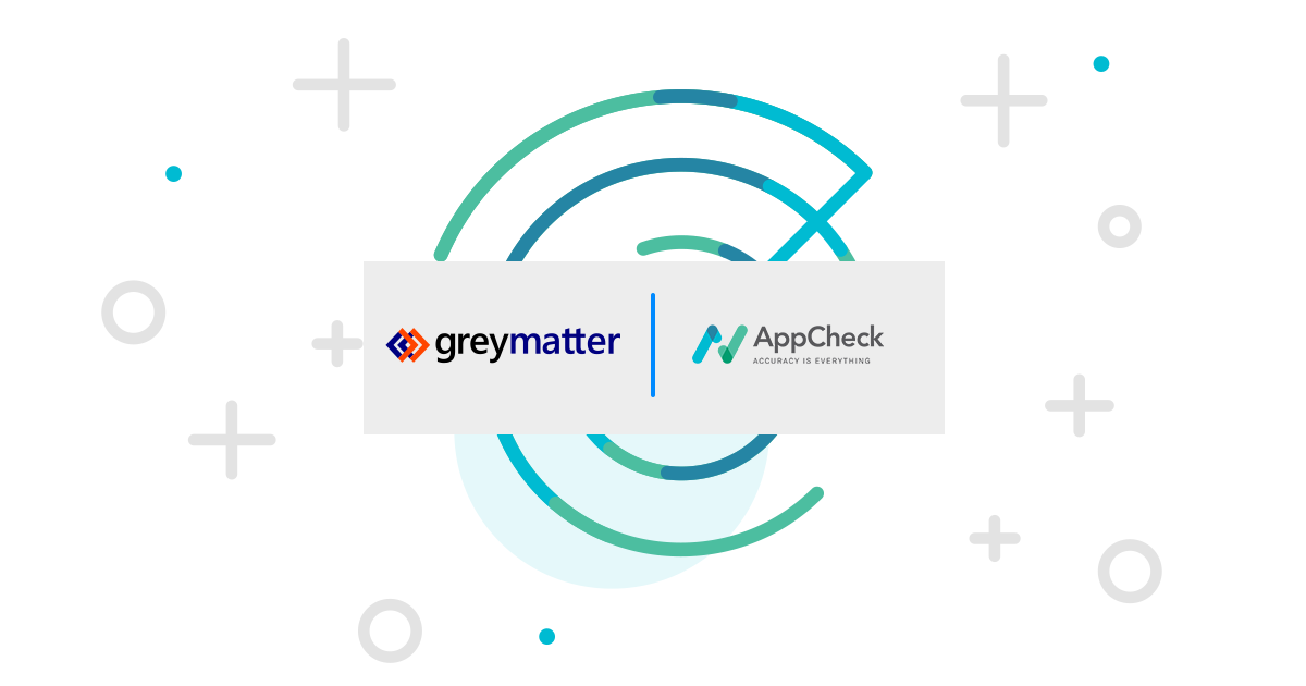 Grey Matter and AppCheck