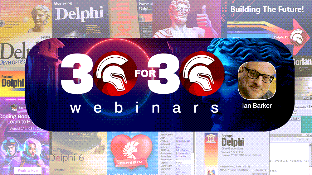 Delphi 30th webinars