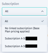 Screenshot of Here Alerts Subscription Options