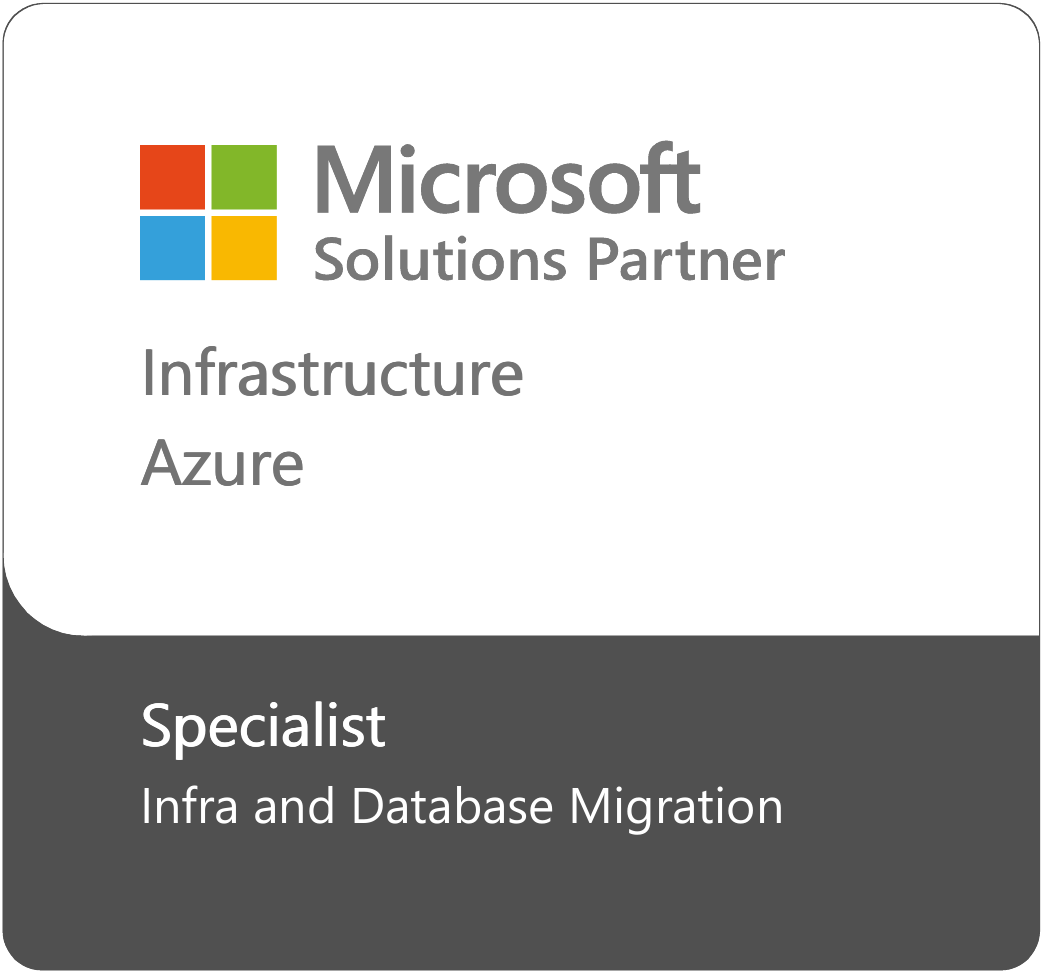 Microsoft Advanced Specialisation Badge for Infrastructure and Database Migration