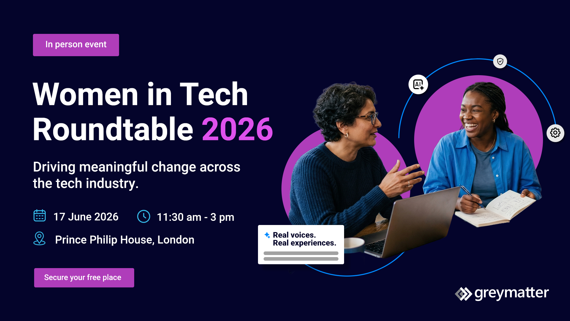Women in tech roundtable