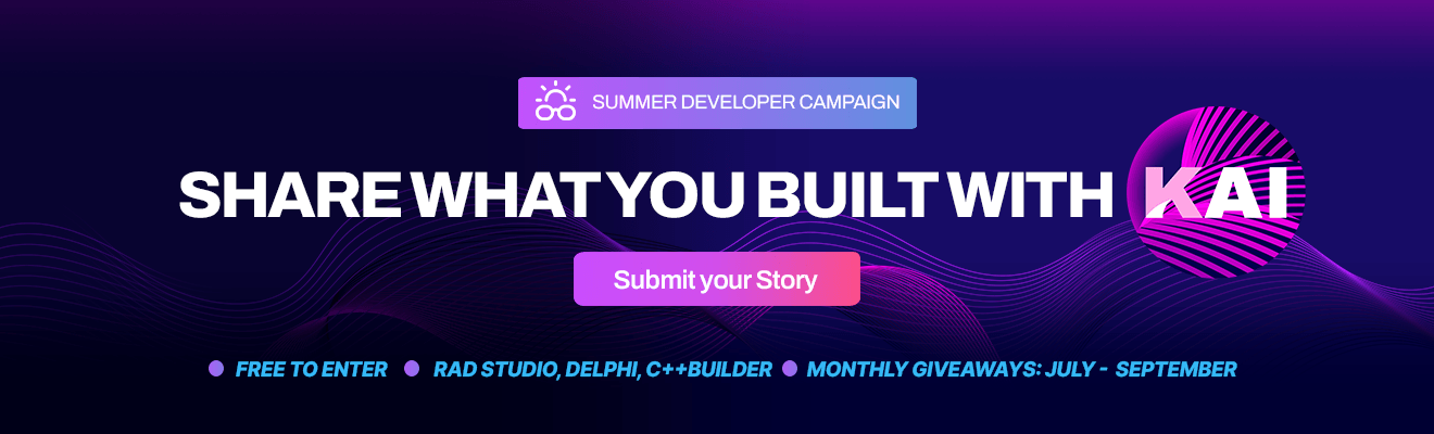 25 Kai Share what you Built 660x200 Embarcadero Kai competition